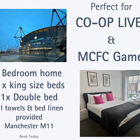 Ao Arena Etihad Gem 6 Guests Villa Manchester Exterior photo
